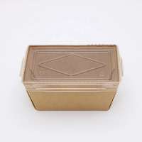 Disposable food grade fast food hot dog holder kraft paper food trays