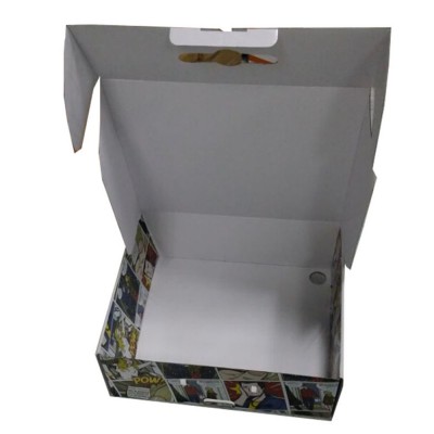 Handle White Cardboard Paper Box for Display