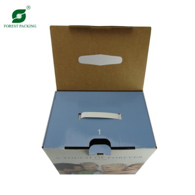 Double Wall Corrugated Packaging Carton Box with Handle Electric Carton Box